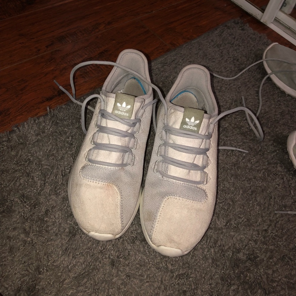 women’s adidas tubulars - used